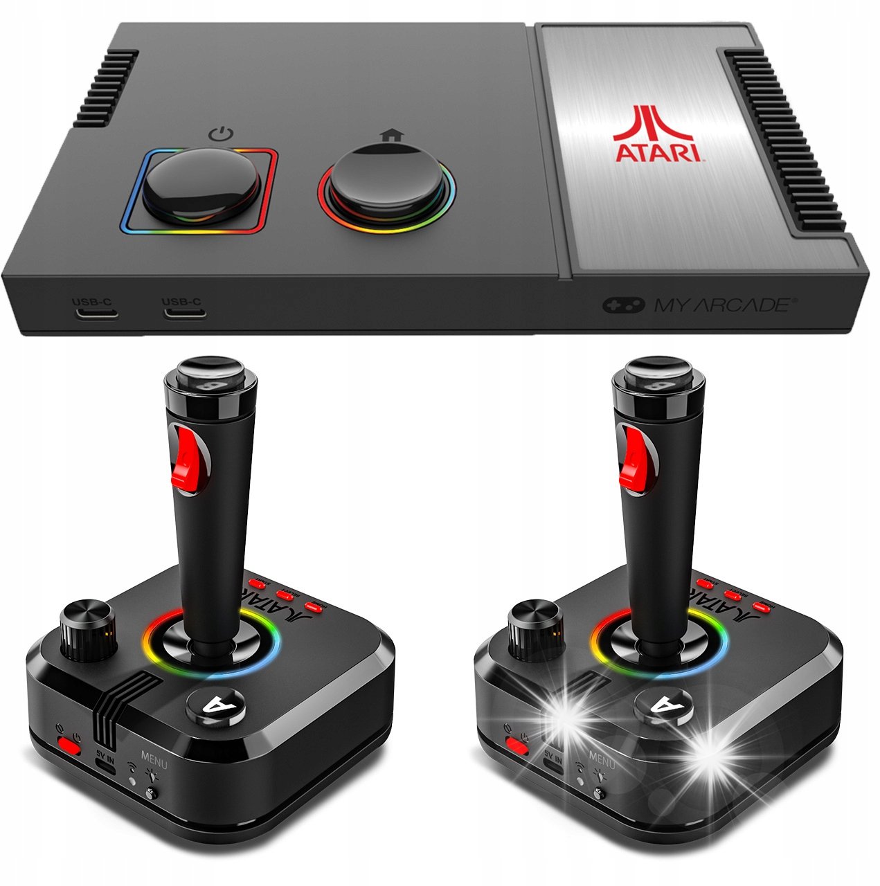 ATARI Kultowa Retro Konsola telewizyjna ponad 200 oryginalnych gier