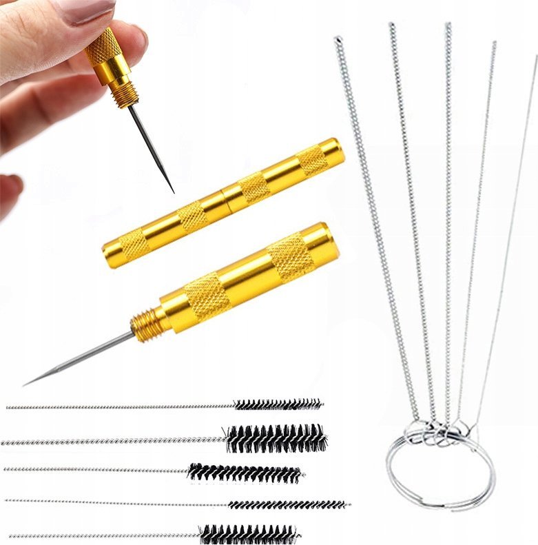 Metalowe Wyciory do Czyszczenia Konserwacji Pistoletu Rozlutownicy