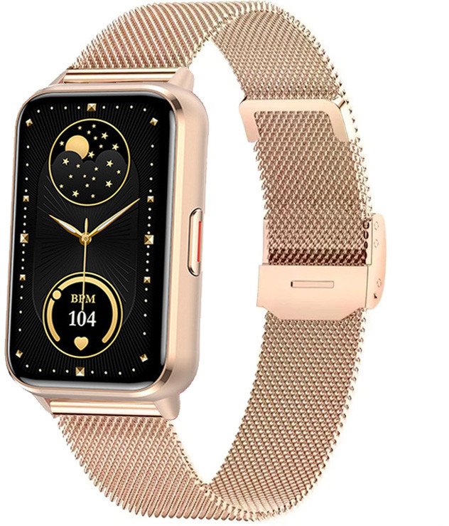 Smartwatch Rubicon Zegarek Damski SMARTWATCH RUBICON RNCF48 gold/roegold