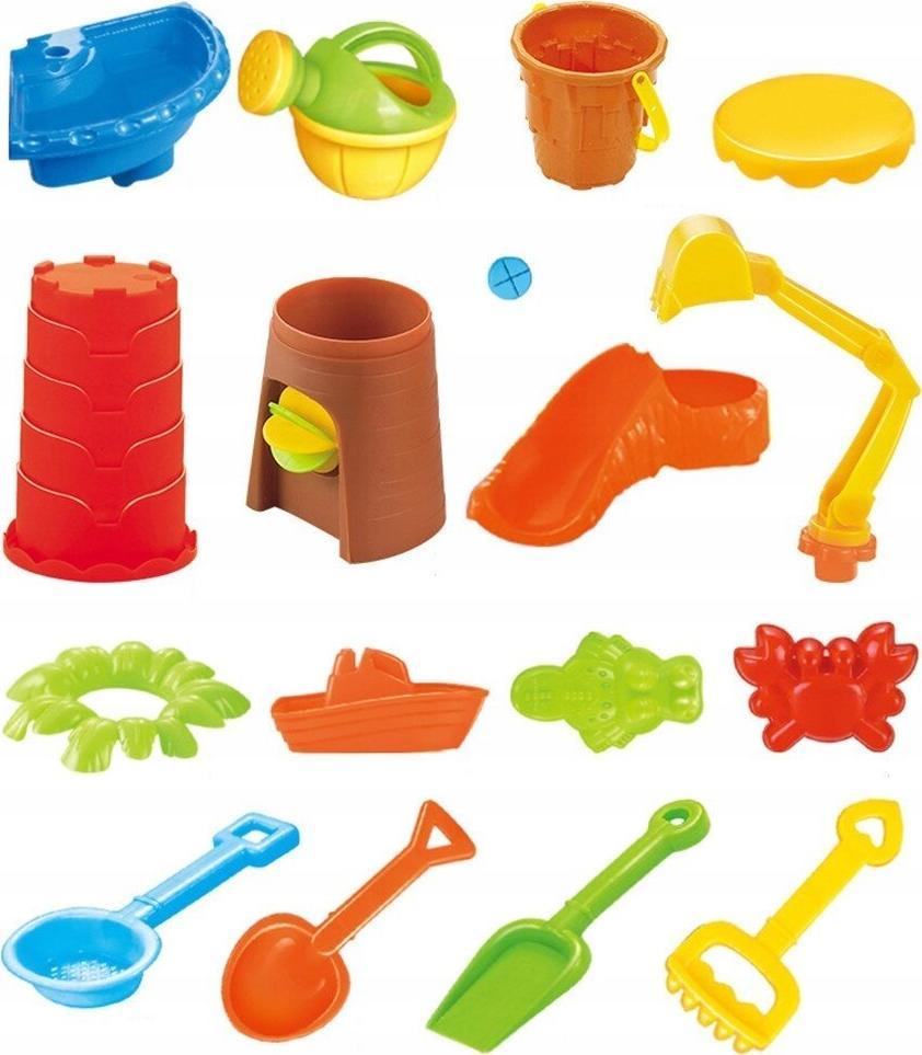 LUXMA STOLIK DO PIASKU I DO WODY DŹWIG ZJEŻDŻALNIA 9826