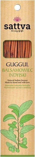 Sattva Natural Indian Incense naturalne indyjskie kadzidełko Balsamowiec Indyjski 15szt