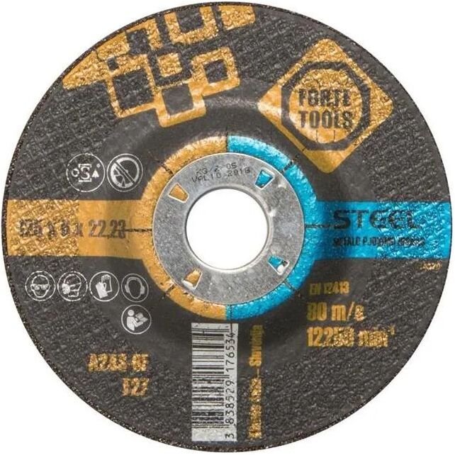 Forte GRINDING DISC 125X6.5X22,23 MMFORTE TOOL