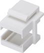 Alantec Adapter mocowania typu keystone pod adapter SC simplex / LC duplex, kolor biały (MKA-SC-B)