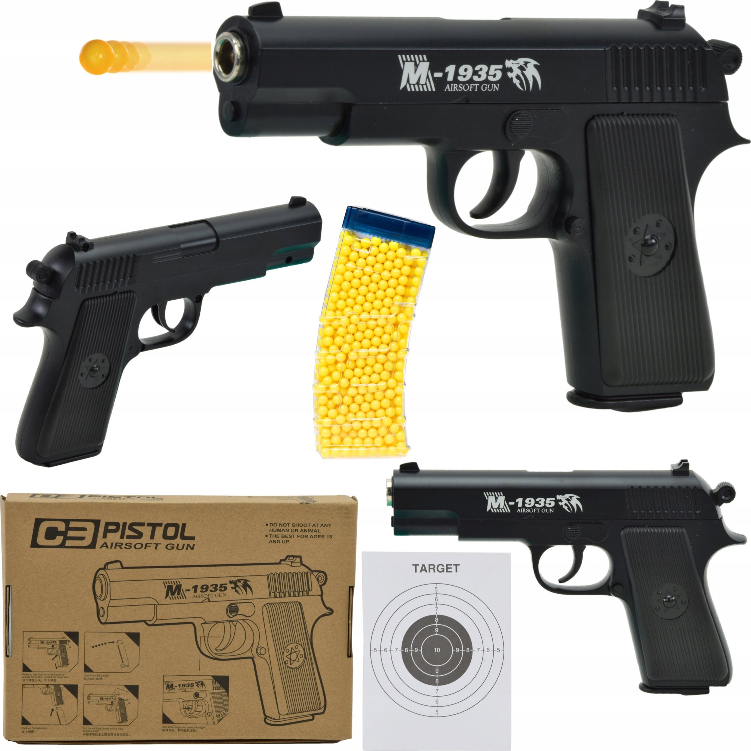 Skleplolki Pistolet C3 Metalowy replika ASG na kulki