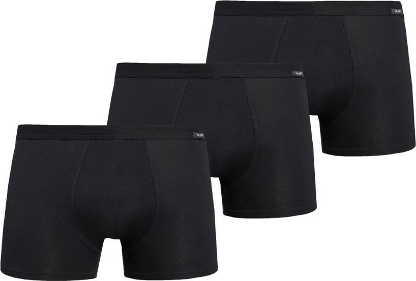 Teyli Wielopak bokserek męskich Levi czarny Czarny 3XL