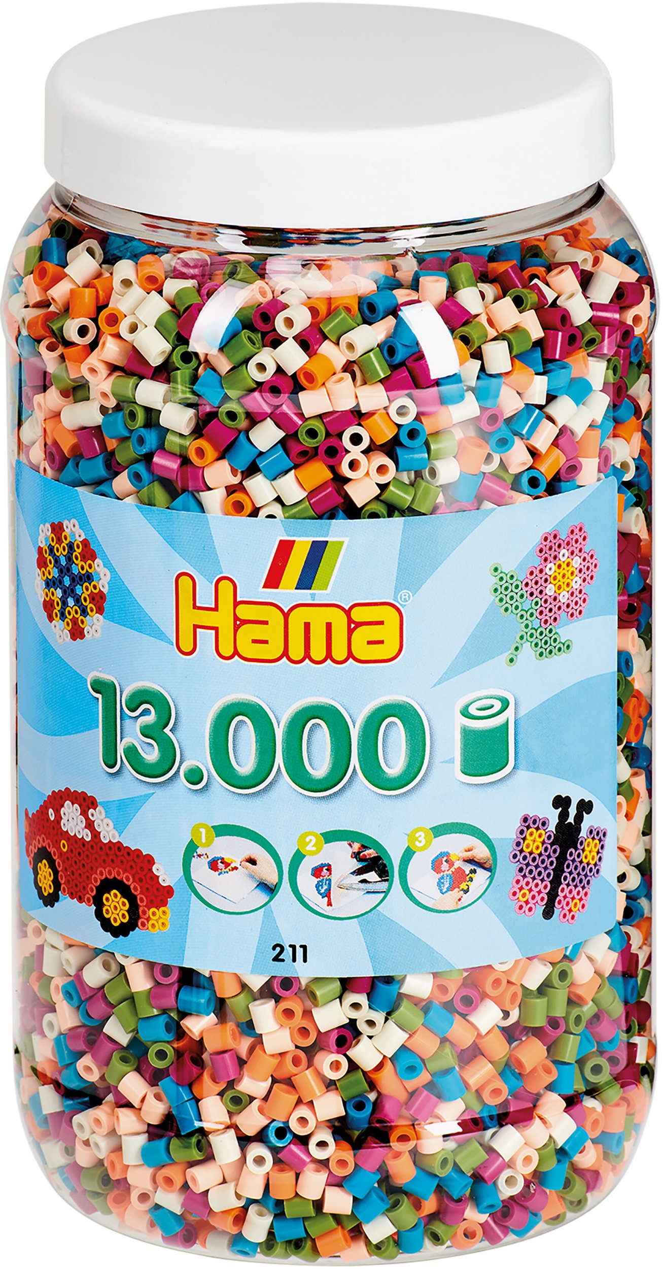 Revell Hama midi koraliki 13000 szt. mix 58 (028178211585)