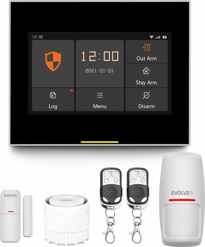Zdjęcia - Zestaw do monitoringu Evolveo Alarmex Pro, chytrý bezdrátový Wi-Fi/GSM alarm 
