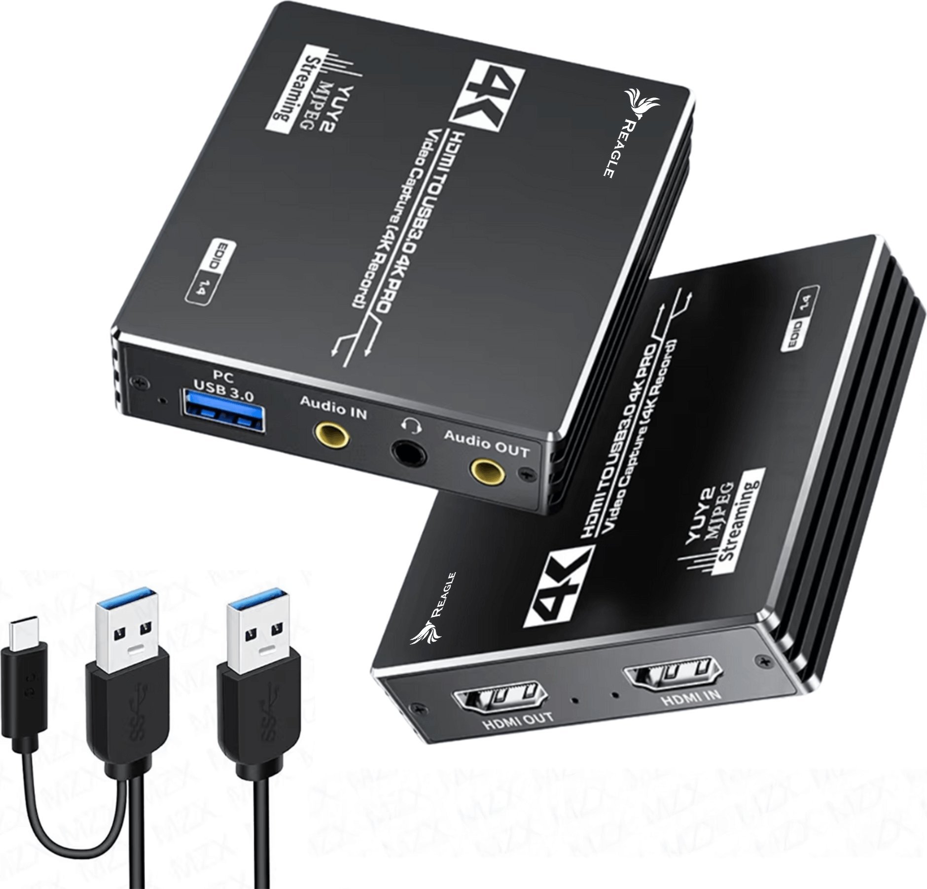 KARTA PRZECHWYTYWANIA OBRAZU WIDEO GRABBER HDMI USB 4K 60Hz YUY2 OBS HDCP REAGLE