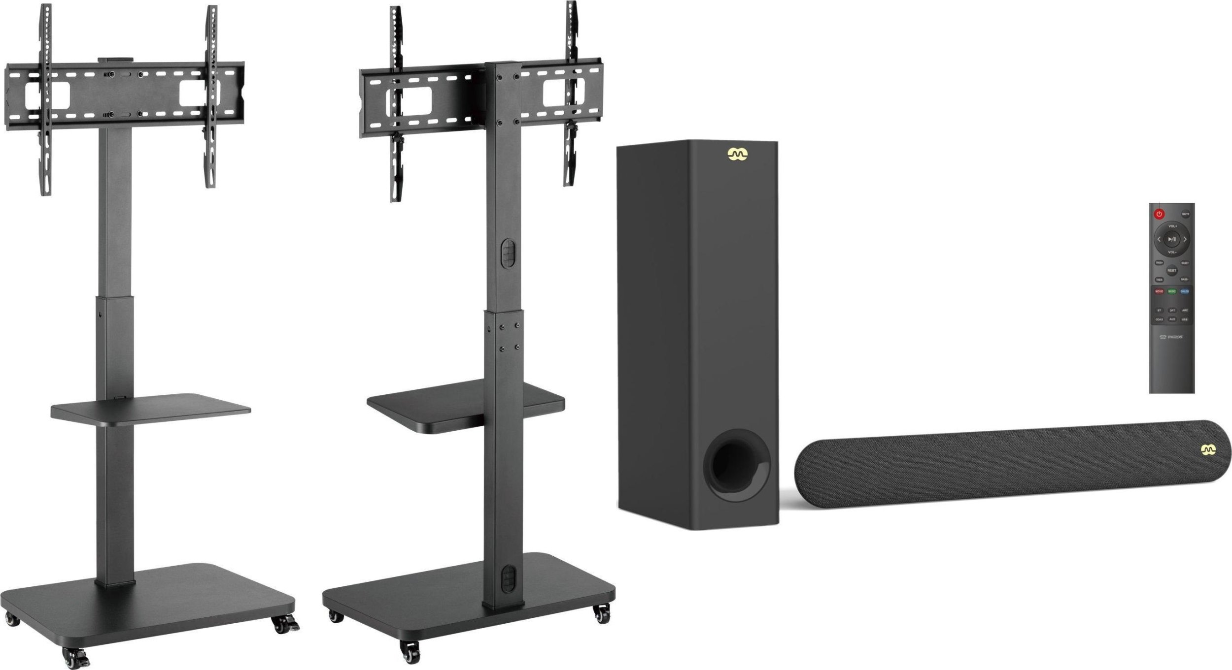 Mozos Mozos MSTV mobilny stojak tv stand do telewizora + Soundbar Cinema