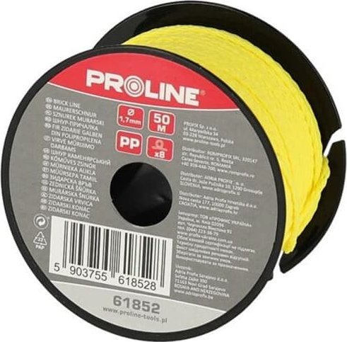 PRO Sznurek murarski 1.7mmx50m żółty proline