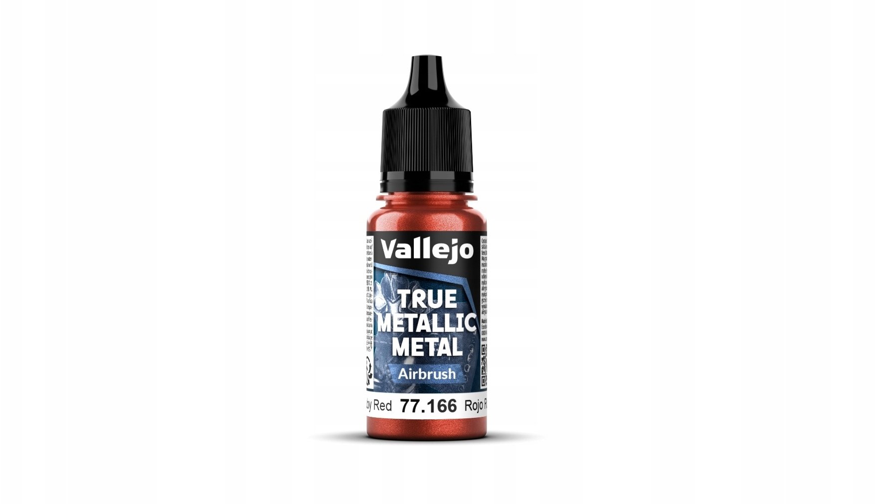 Vallejo Vallejo: 77.166 - True Metallic Metal - Airbrush - Ruby Red (18 ml)