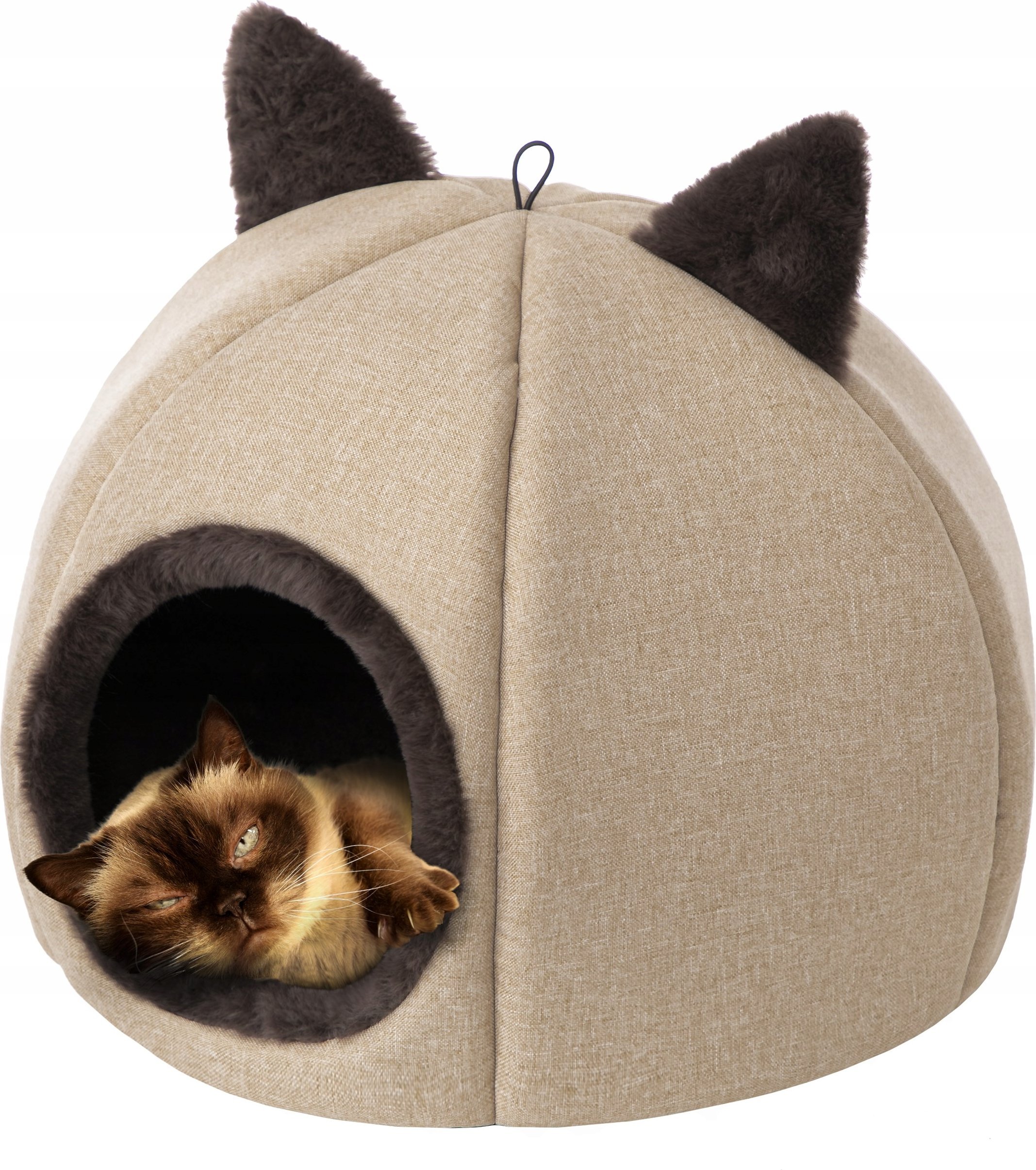 DOGGY R1 KITTY HEAD BEŻOWY