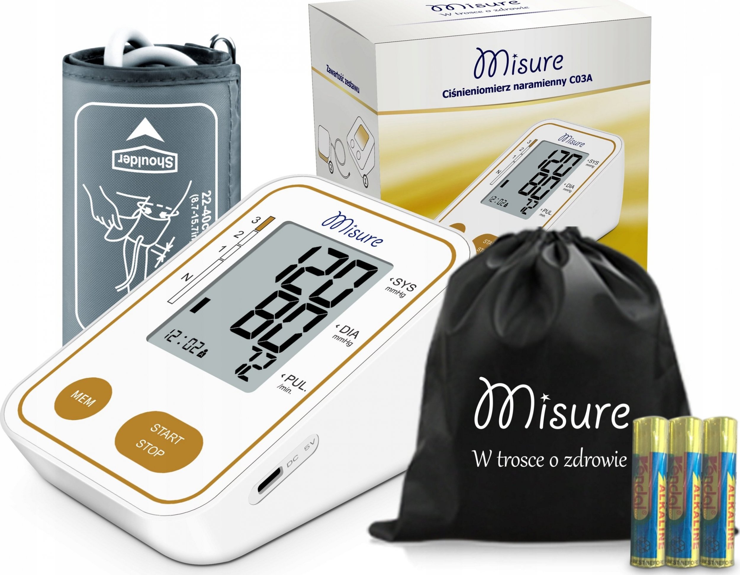 Ciśnieniomierz Misure Ciśnieniomierz elektroniczny C03A