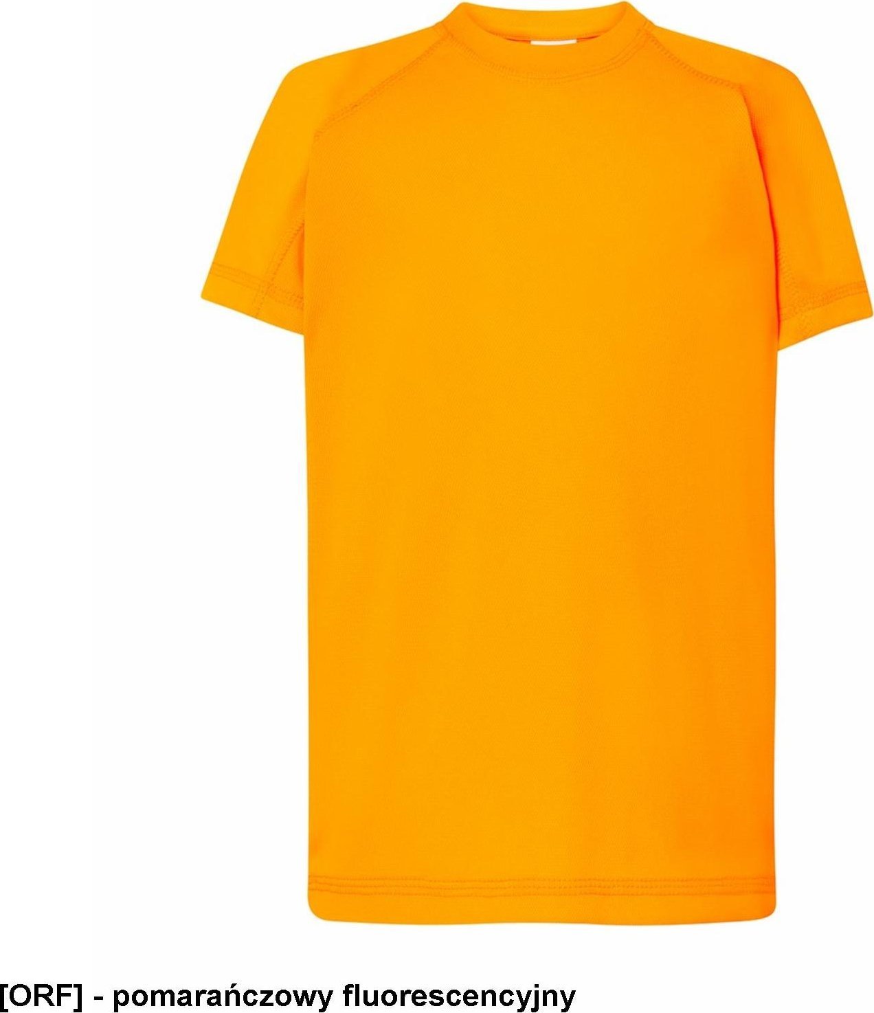 JHK TSRKSPOR SPORT KID - T-shirt dziecięcy z krótkim rękawem - pomarańczowy fluorescencyjny - wzrost...
