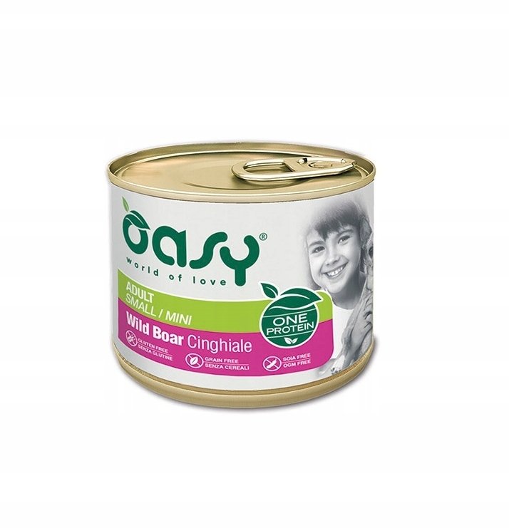 Oasy Oasy One Protein Adult Small/Mini Wild Boar 200gr