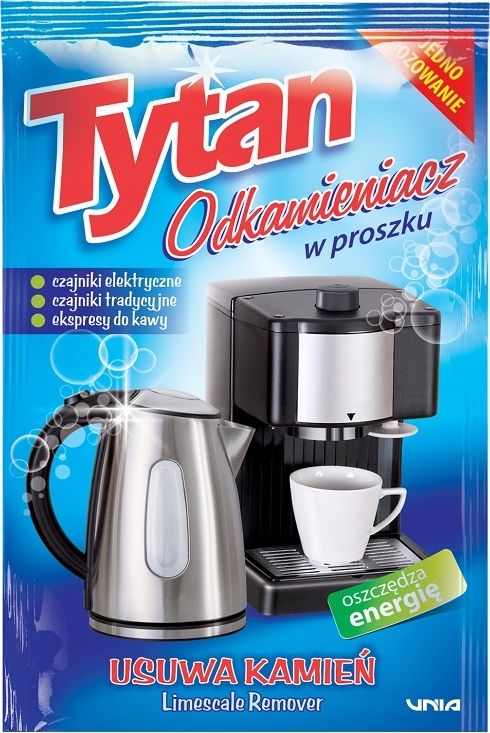 Tytan odkamieniacz w proszku - czajnik, ekspres