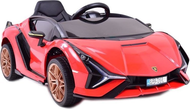 Zdjęcia - Samochód elektryczny dla dzieci Super-Toys ORYGINALNE LAMBORGHINI SIAN, MIĘKKIE KOŁA, MIĘKKIE SIEDZENIE, F 