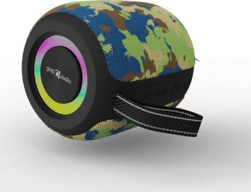 Głośnik Gembird Przenośny głośnik|GEMBIRD|Camouflage|Portable/Wireless|Bluetooth|SPK-BT-LED-05-CM