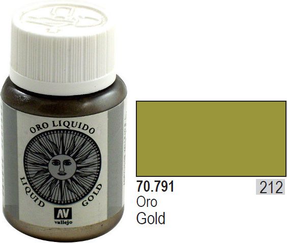 Vallejo Farba Nr212 Gold 35ml - 70791