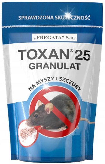 Fregata TRUTKA PREPARAT PŁATKI ŚRODEK NA MYSZY SZCZURY GRYZONIE TOXAN FREGATA 150G