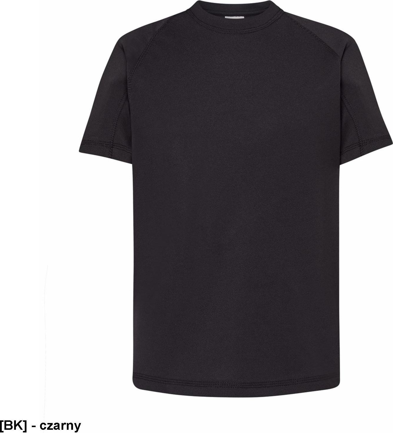 JHK TSRKSPOR SPORT KID - T-shirt dziecięcy z krótkim rękawem - czarny - wzrost 110-152cm. 5-6