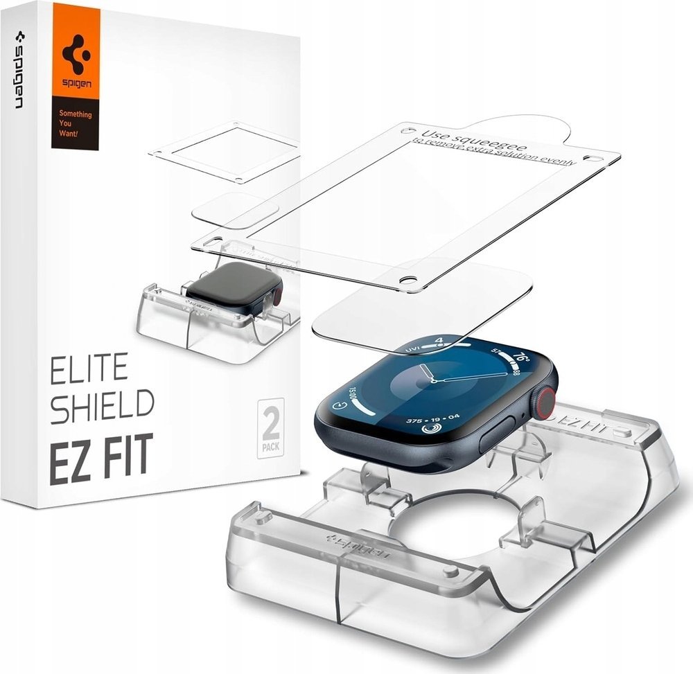 Spigen Spigen Eliteshield EZ Fit 2 Pack, transparency - Apple Watch 10 46mm