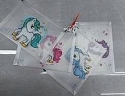 Teka Teczka A4 plastikowa zapinana jednorożce (12szt)