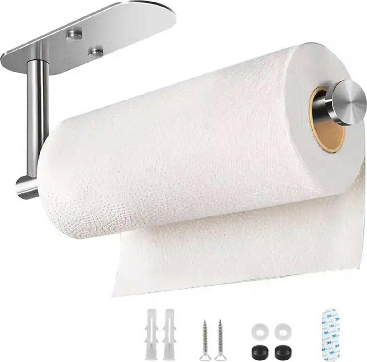 ATL AG883A Wieszak na ręcznik papierowy srebrny