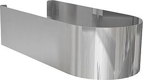 Koło Osłona syfonu 11,5x7x27,5cm stal nierdzewna (99130000)