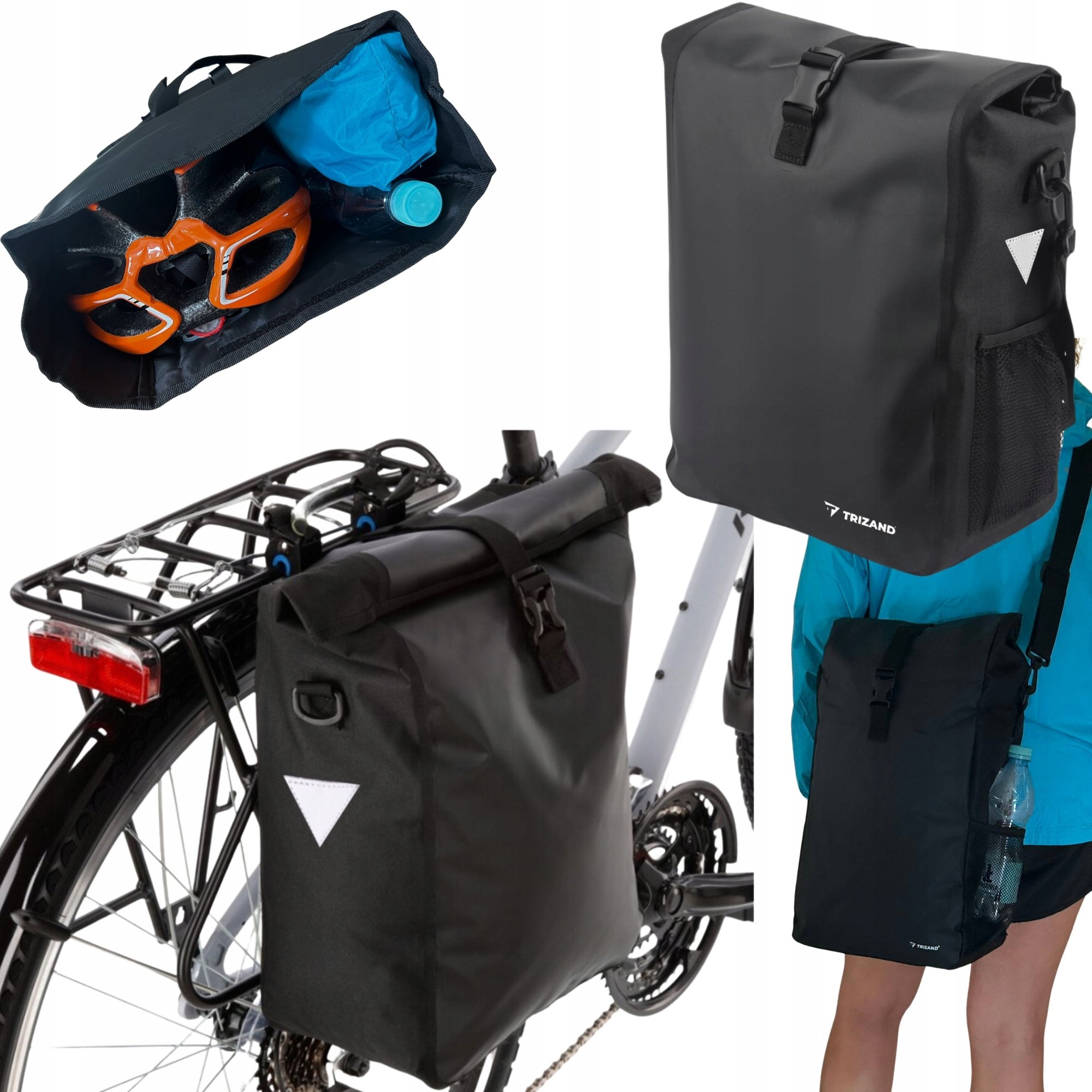 Fit4Med Sakwa Rowerowa Na Bagażnik Roweru Jednostronna 15L
