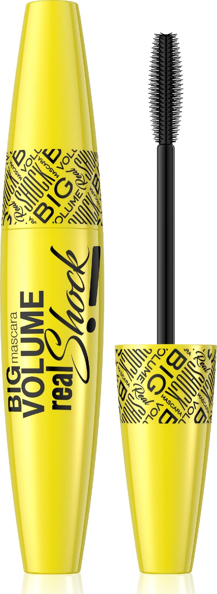 Eveline Tusz do rzęs Big Real Shock Black 10ml