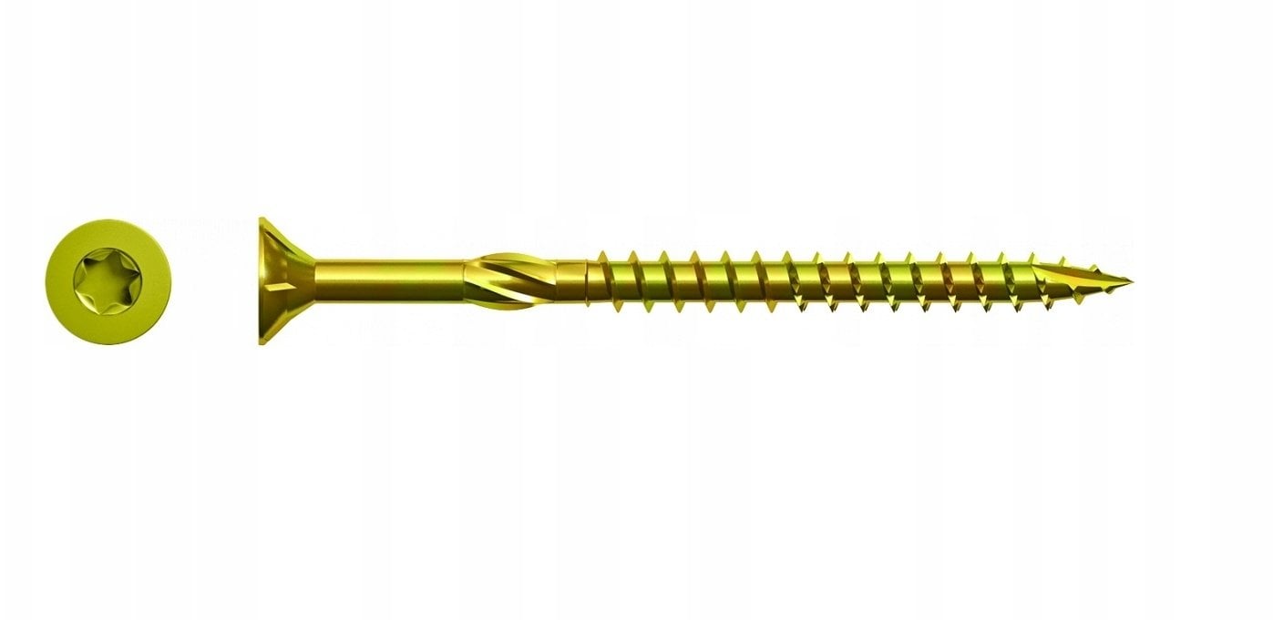 Koelner/Rawlplug Wkręt konstrukcyjny do drewna 6x140 łeb stożkowy napęd typu TX - 0.05ts
