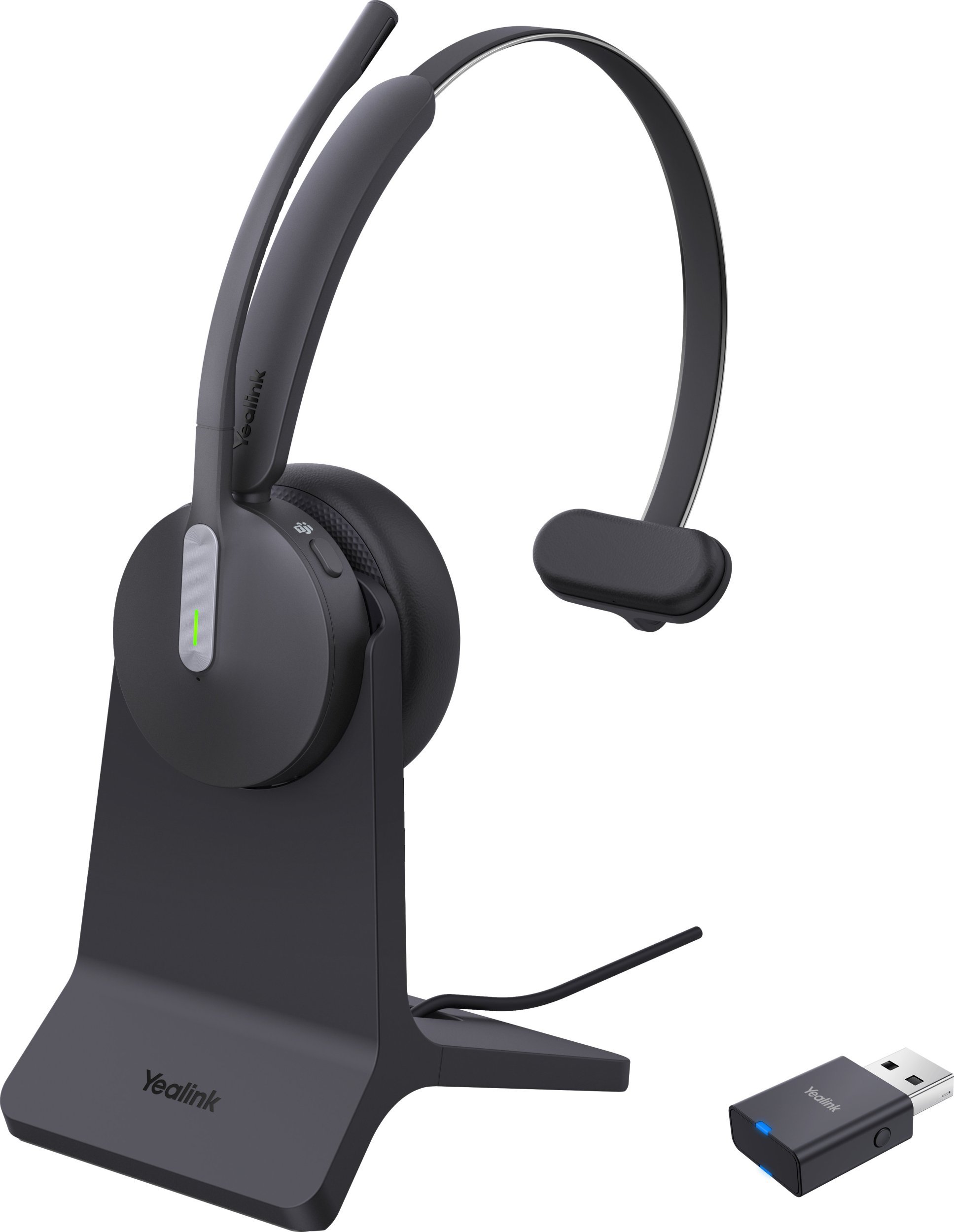 Słuchawki Yealink Headset WH64 Hybrid Mono Teams w tym stacja ładująca