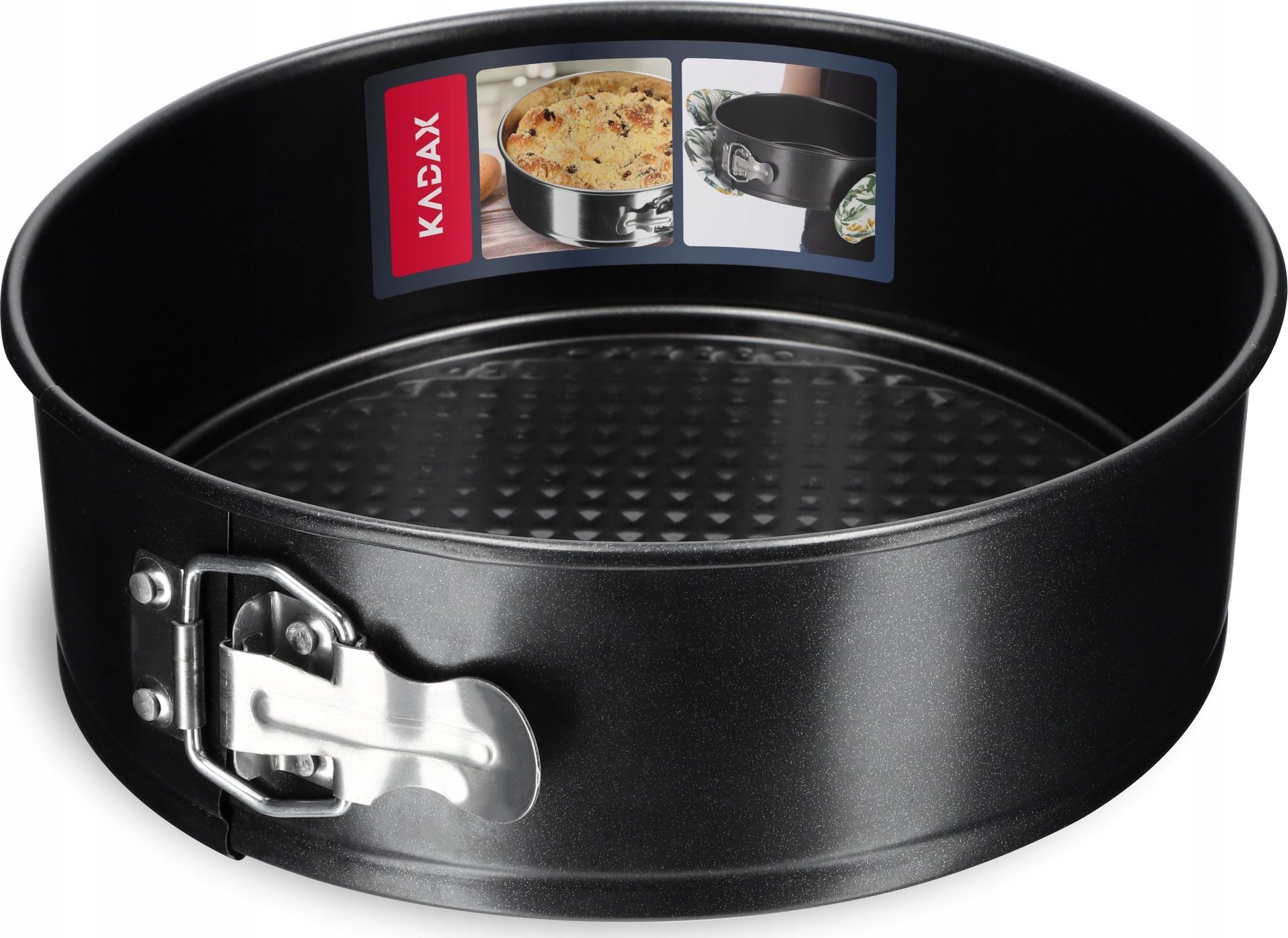 Kadax Tortownica Okrągła Forma Blacha Do Pieczenia 22cm