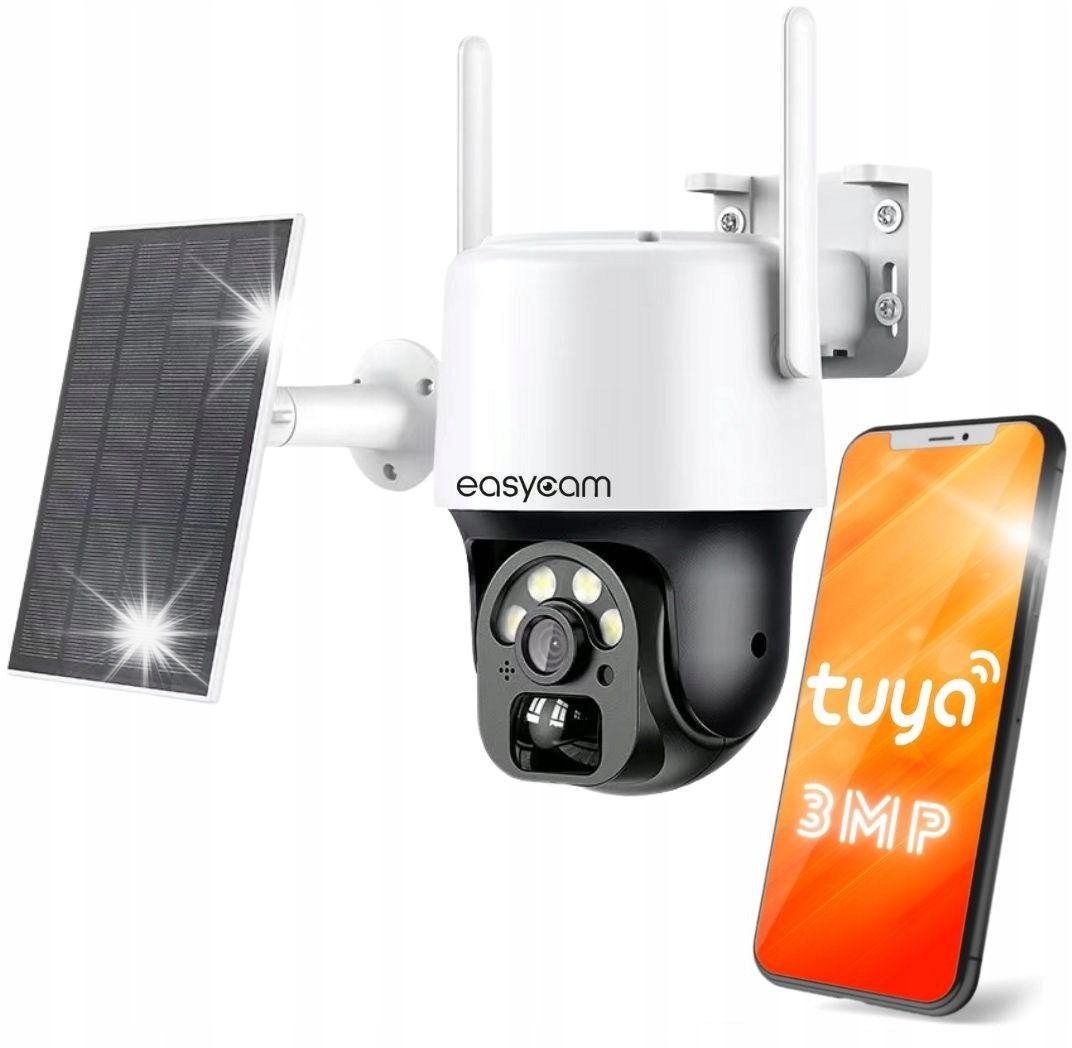 Kamera IP EASYCAM SOLARNA KAMERA IP OBROTOWA ZEWNĘTRZNA WIFI 3MP 4x ZOOM
