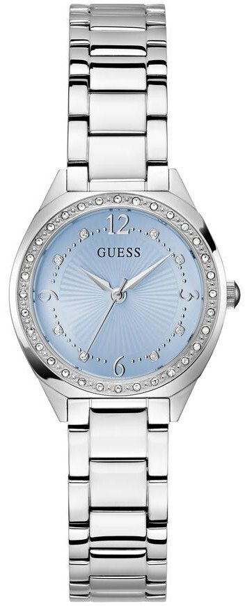 Zegarek Guess Zegarek damski Guess GW0767L6 CYRKONIE srebrny