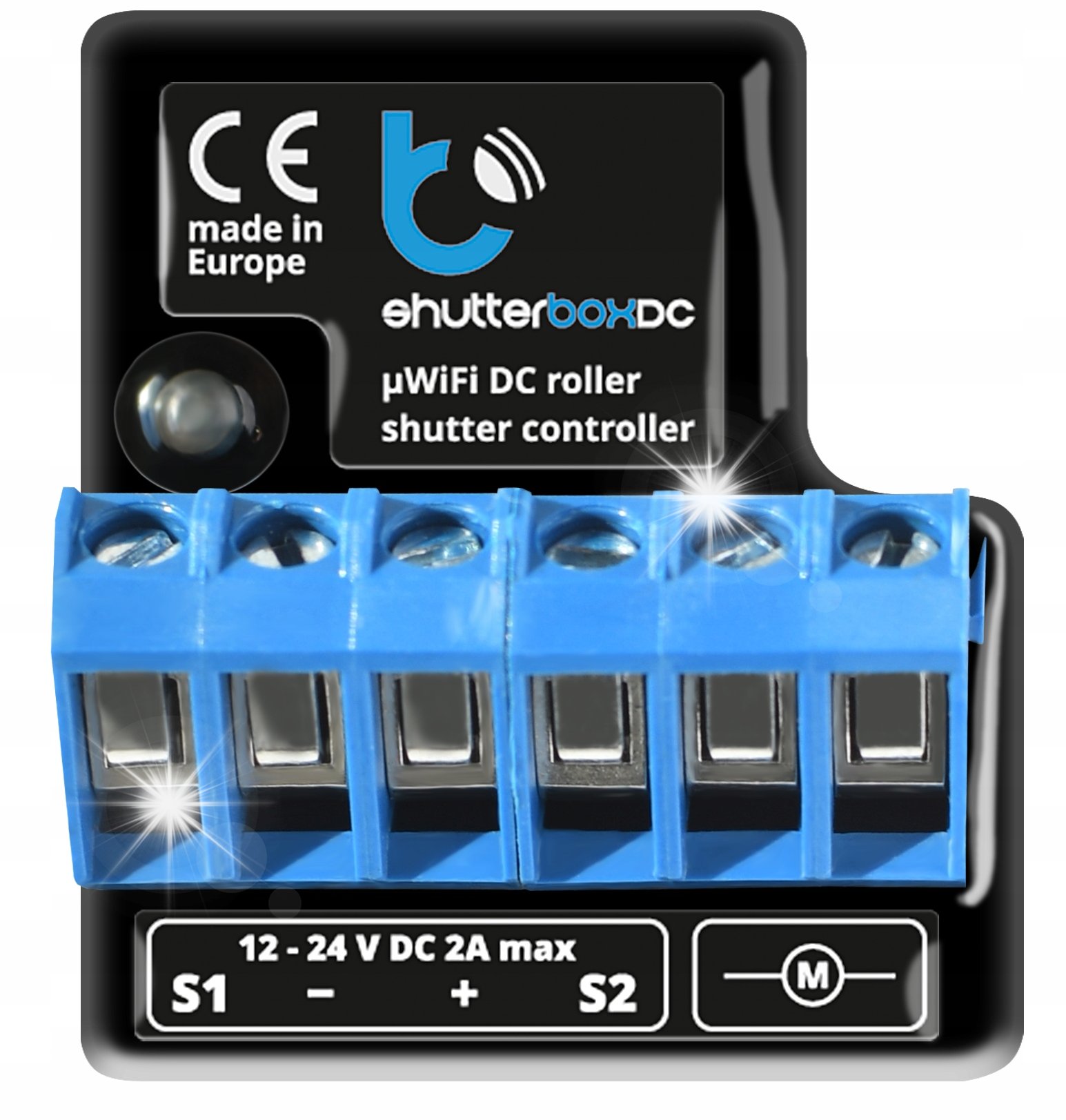 Blebox Sterownik rolet BLEBOX shutterBoxDC v1.0 WiFi IP20