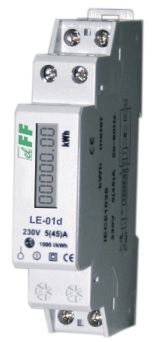 F&F Licznik zużycia energii elektrycznej 1F LE-01D
