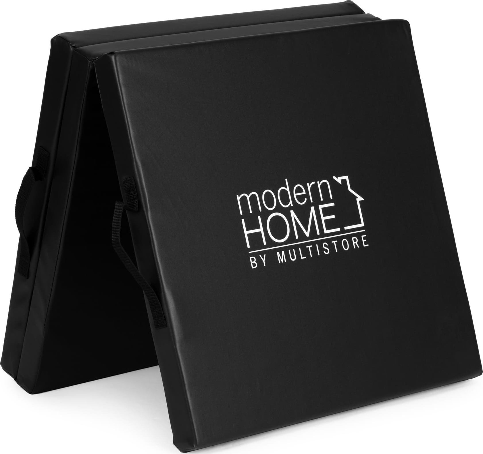 ModernHome Materac gimnastyczny czarny do ćwiczeń fitness 182x60cm