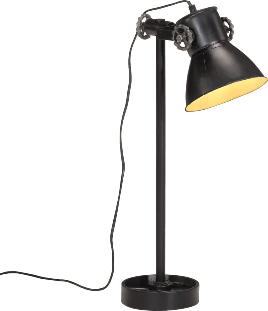 Zdjęcia - Lampa stołowa VidaXL   , 25 W, czarna, 15x15x55 cm, E27 