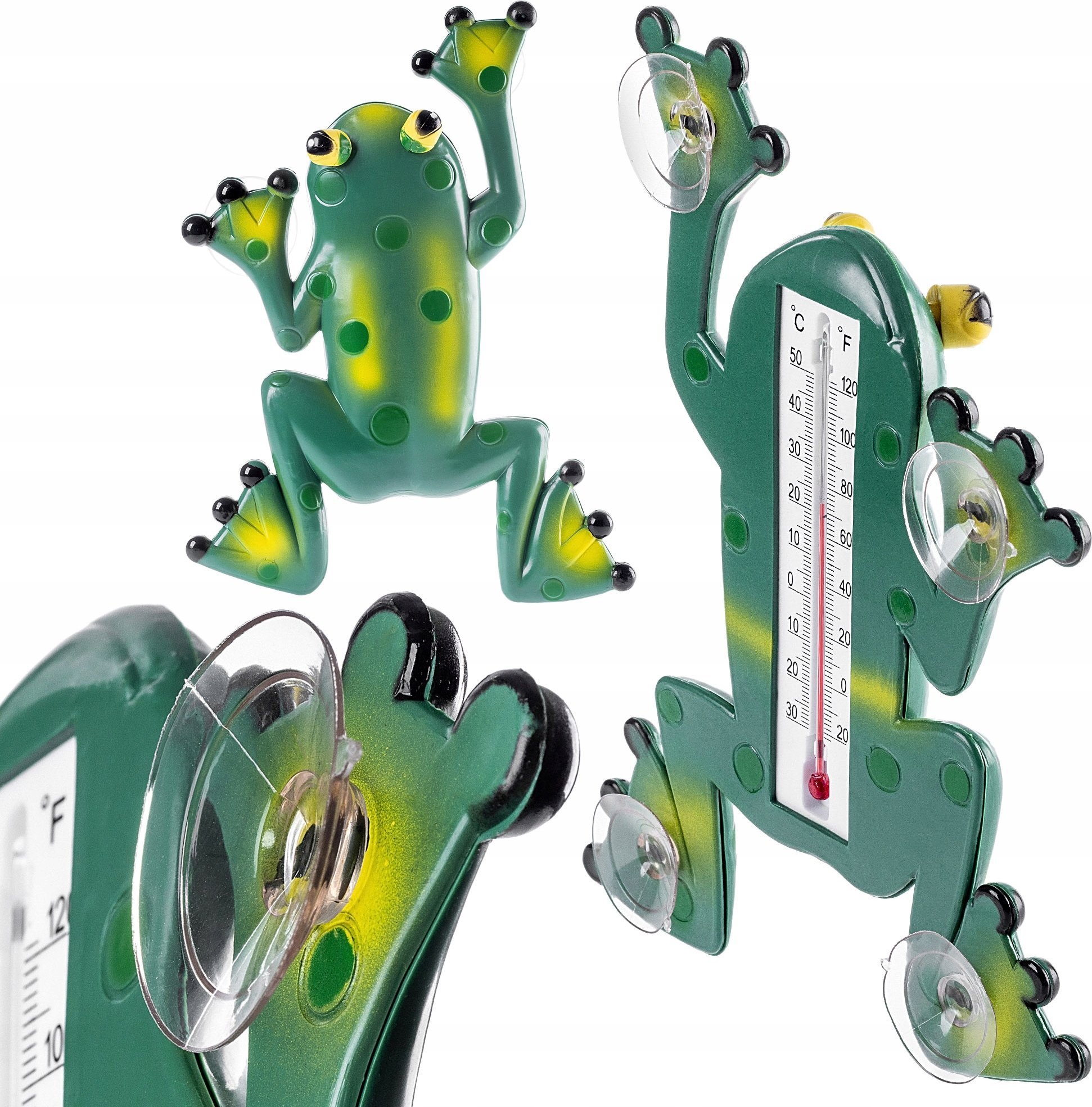 Kadax KADAX Termometr Zewnętrzny Okienny Przyssawki Żaba