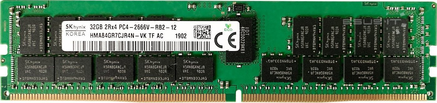 Zdjęcia - Pamięć RAM Hynix Pamięć   1x 32GB  ECC REGISTERED DDR4 2Rx4 2666MHz PC4 