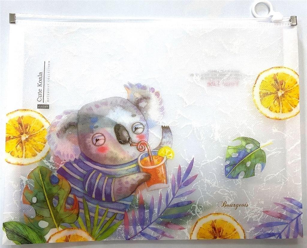 Fresh Teczka A4+ z plastikowym suwakiem Koala FRESH