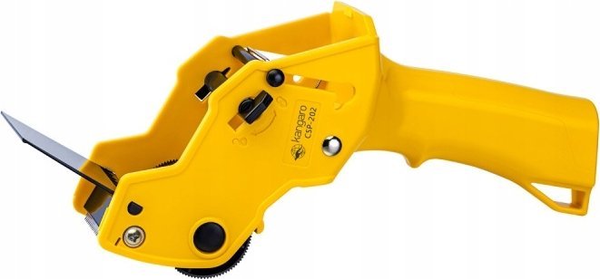 Kangaro Dyspenser do taśm pakowych KANGARO, 50mm, żółty