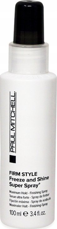 PAUL MITCHELL Paul Mitchell, Firm Style Freeze And Shine, Paraben-Free, Hair Spray, Finishing, Maximum Hold, 100 ml For Women
