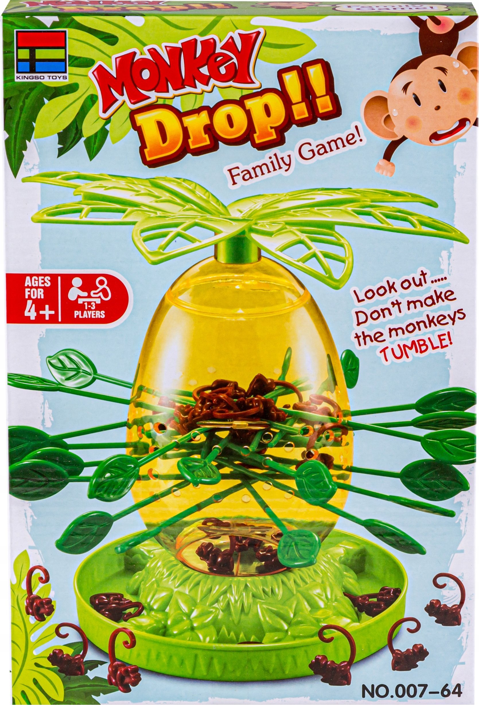 Gra Zręcznościowa Typu Bierki, Monkey Drop, SPADAJĄCE MAŁPKI