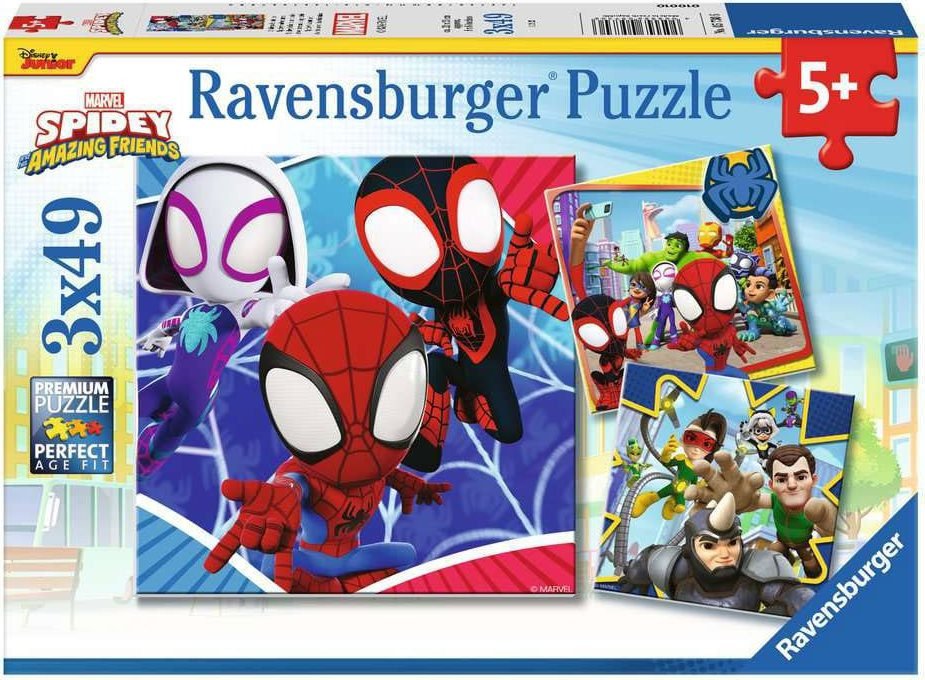Ravensburger Puzzle Spidey 3x49 elementów