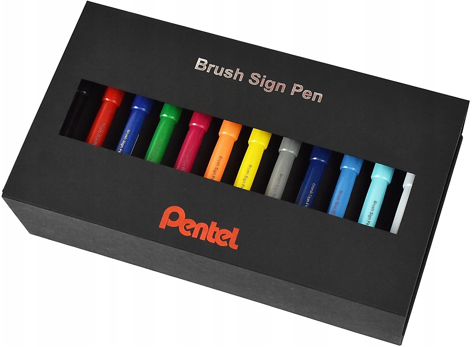 Pentel Pisaki pędzelkowe Brush Sign Pen SES15C 36 (SES15C-ST36PL)