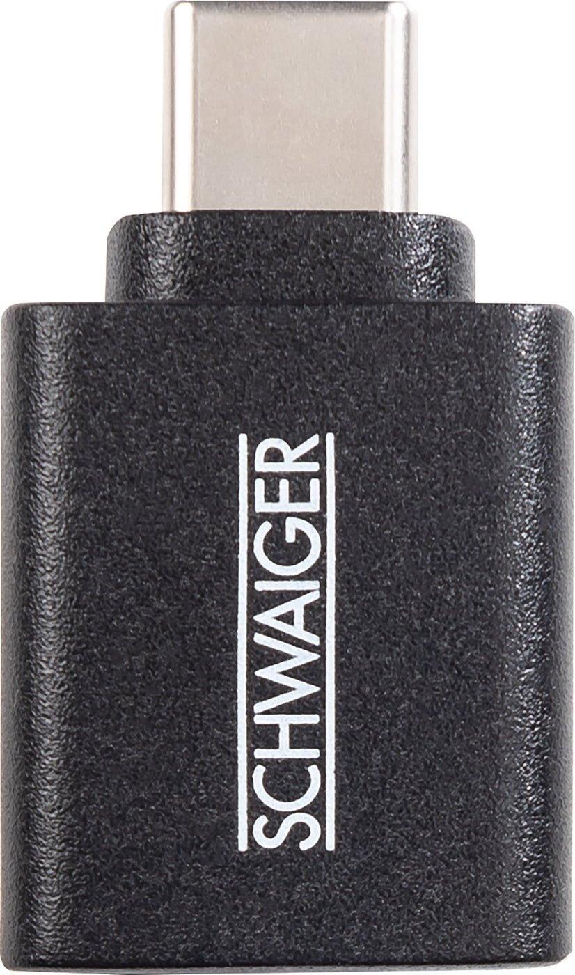 Adapter USB Schwaiger CAU310 USB-A - USB-C Czarny (CAU310 533)
