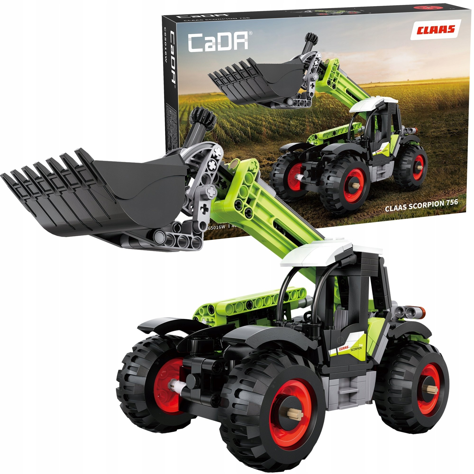 Cada Klocki Cada ładowarka teleskopowa Claas Scorpion 756 401 elementów
